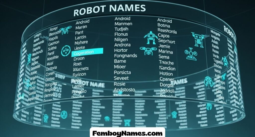 Futuristic Robot Names for Aspiring Sci-Fi Writers