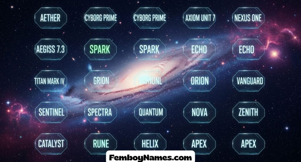 Futuristic Robot Names for Aspiring Sci-Fi Writers