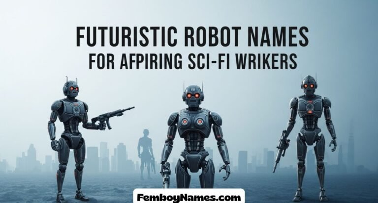 Futuristic Robot Names for Aspiring Sci-Fi Writers