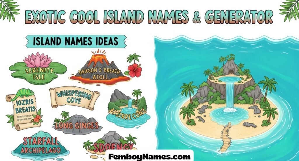 Exotic Cool Island Names Ideas & Generator