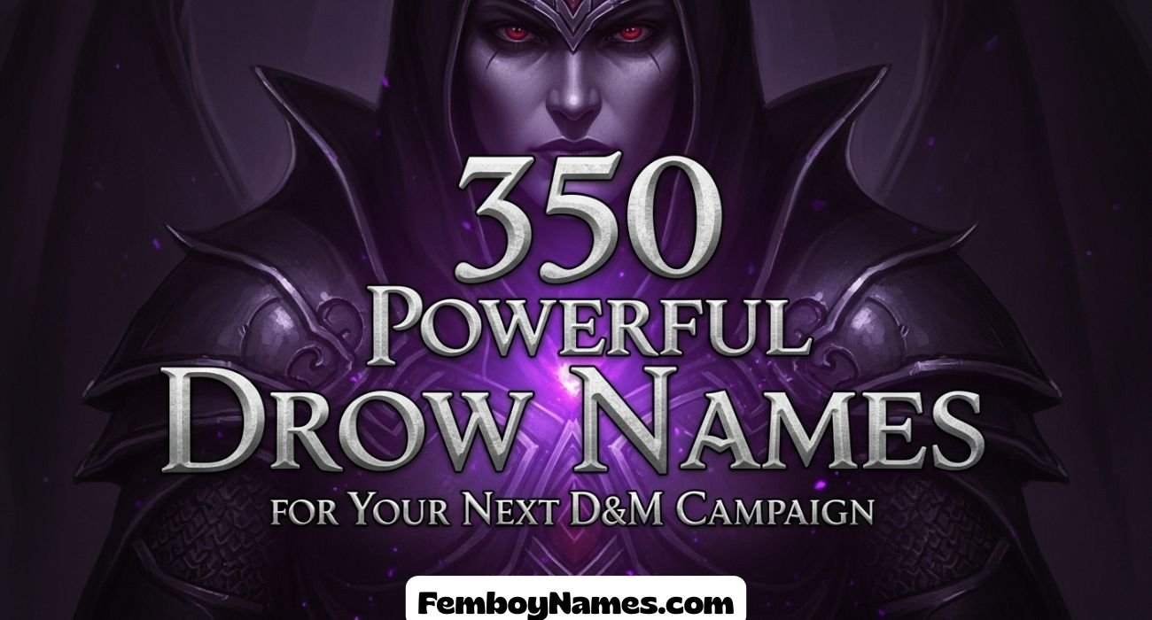 Powerful Drow Names for Your Next D&D Campaign