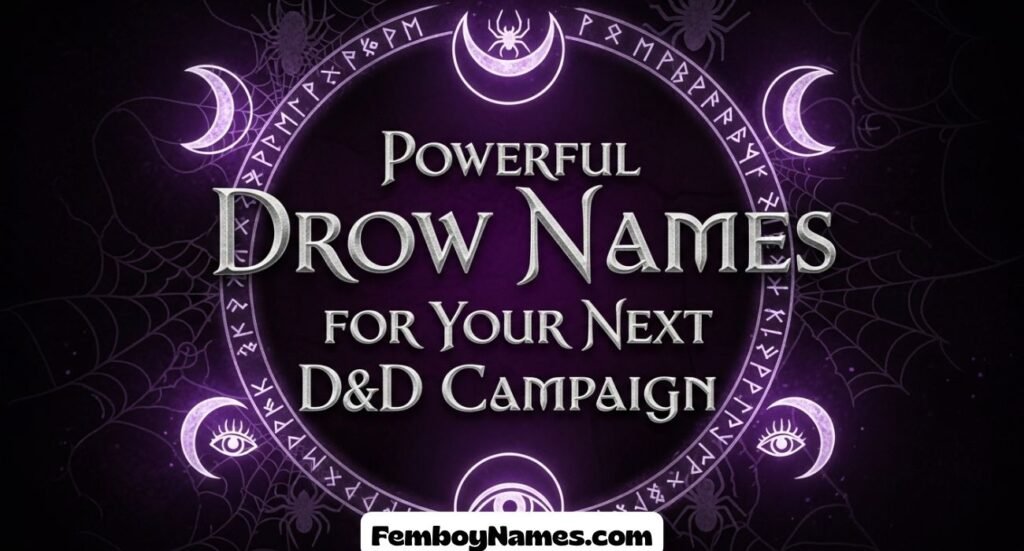 Powerful Drow Names for Your Next D&D Campaign