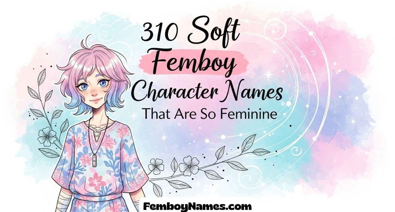 Soft Femboy Character Names That Are So Feminine