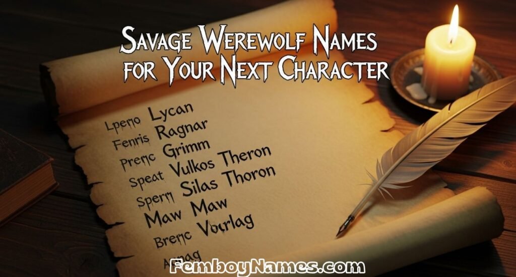 Savage Werewolf Names