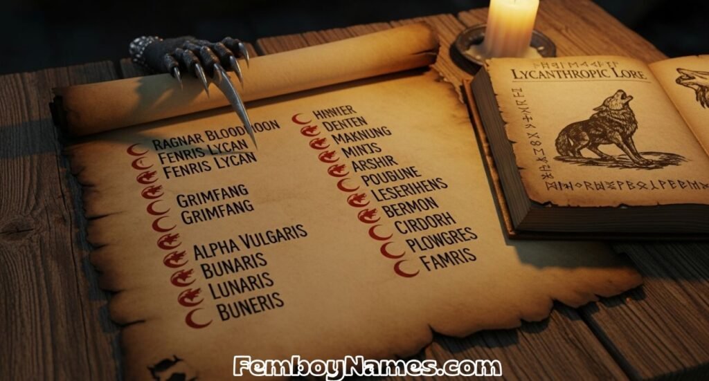 Savage Werewolf Names